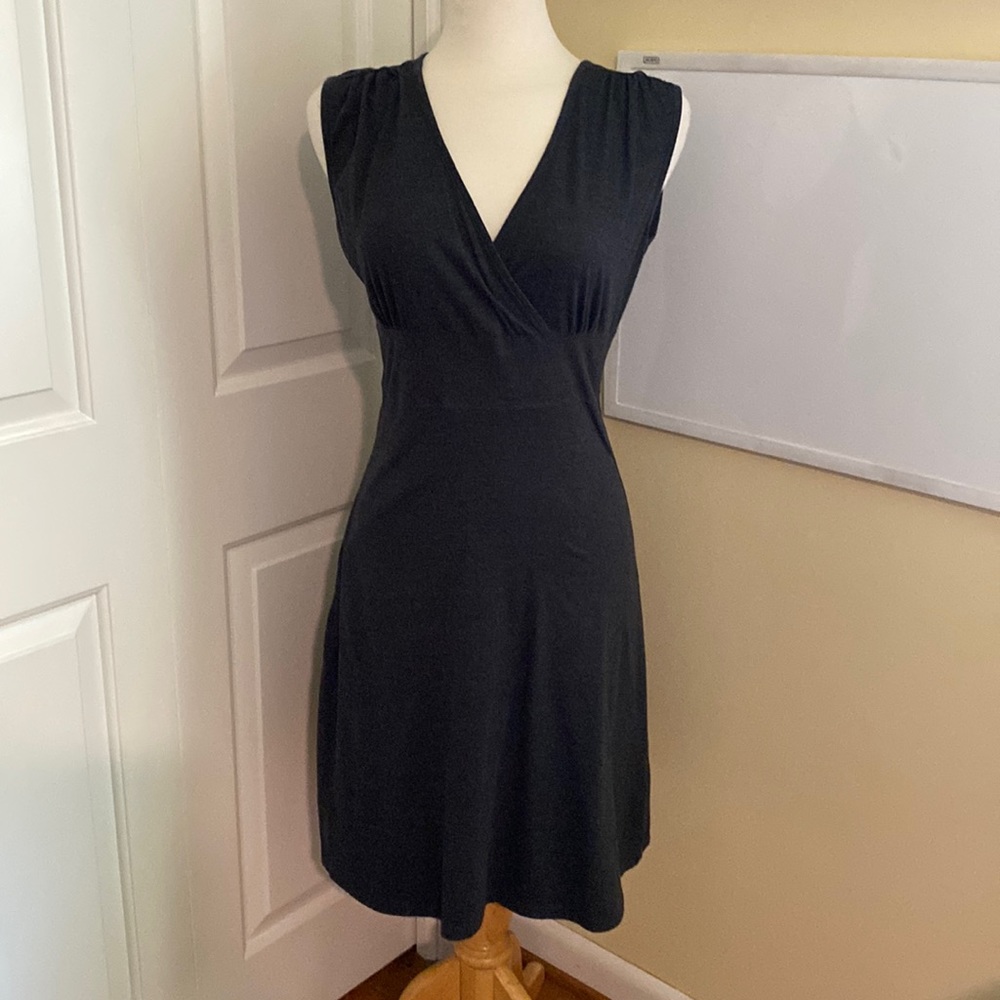 Dark gray sleeveless dress size small.